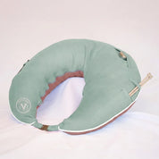 Velvet Green/Peach Maker's Pillow