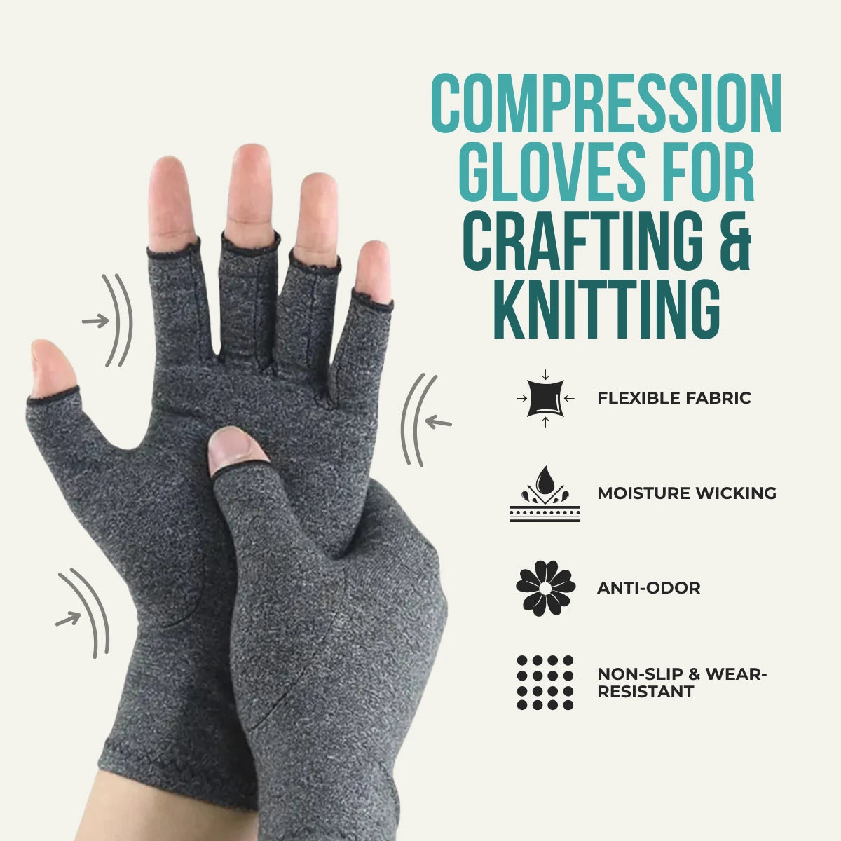 Compression Gloves For Crafters