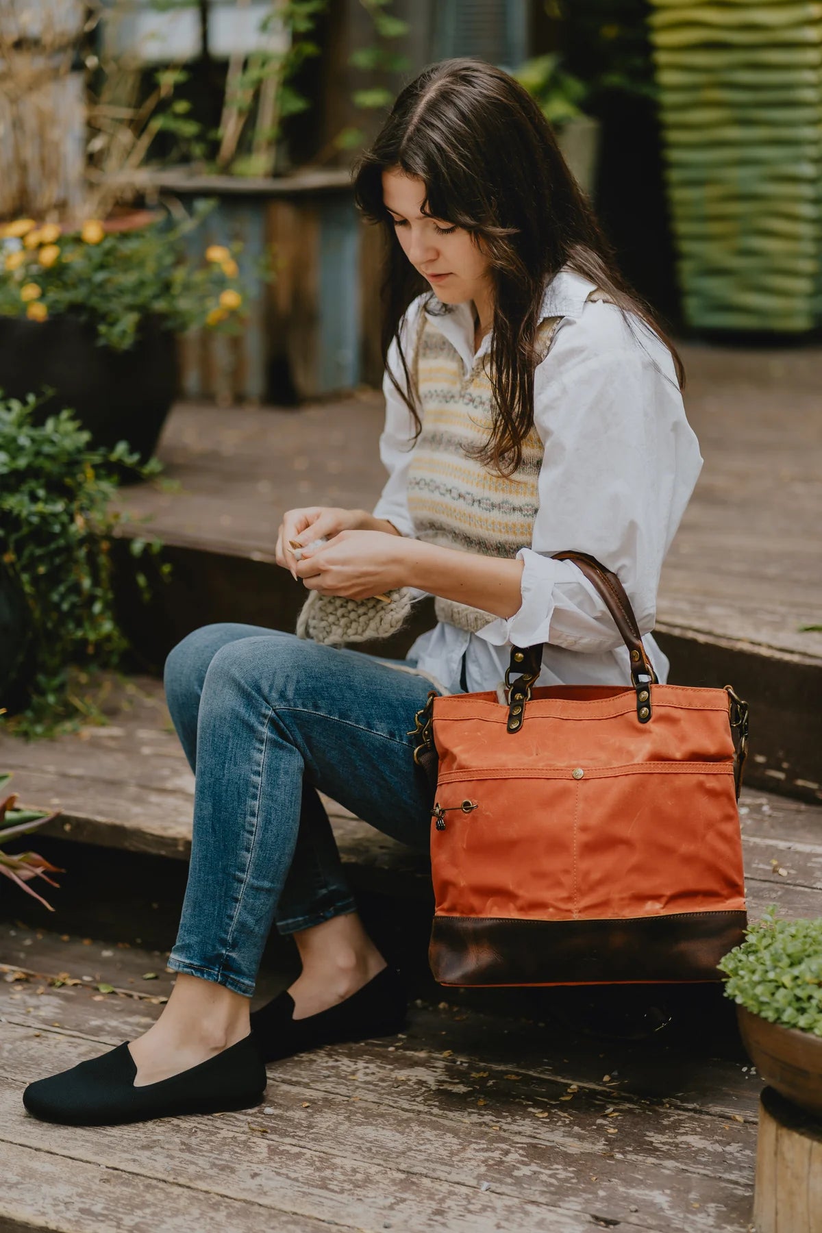 Maker's Canvas Tote Olive