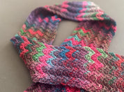 Tropic Mirage Crochet Scarf Pattern by Tiffany