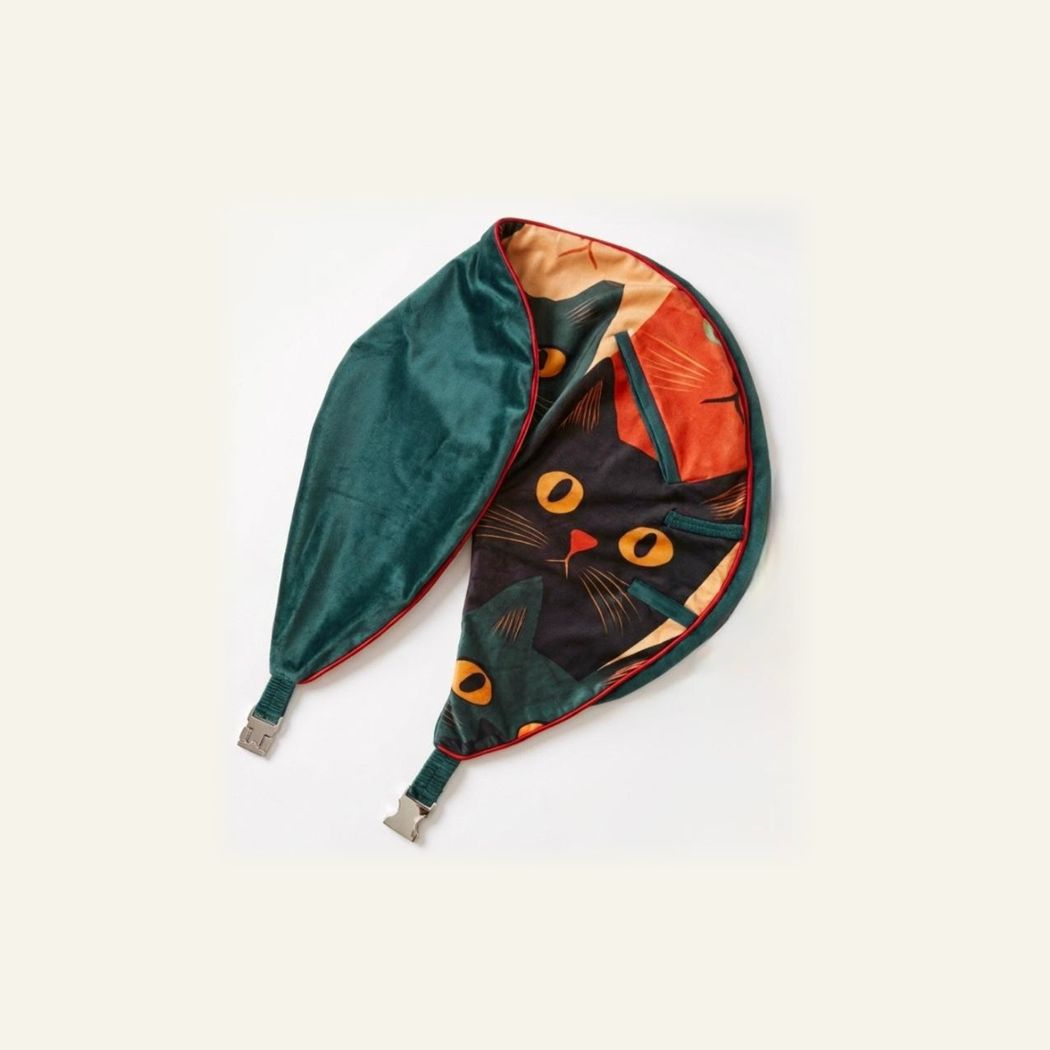 Funda de terciopelo para máquina de amante de los gatos