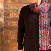 Tropic Mirage Crochet Scarf Pattern by Tiffany