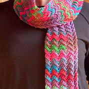 Tropic Mirage Crochet Scarf Pattern by Tiffany