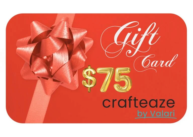 PREMIO DEL DÍA 2 - Tarjeta de regalo de $75 para Crafteaze.com