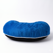 Premium Suede Navy Blue/Black Pillow