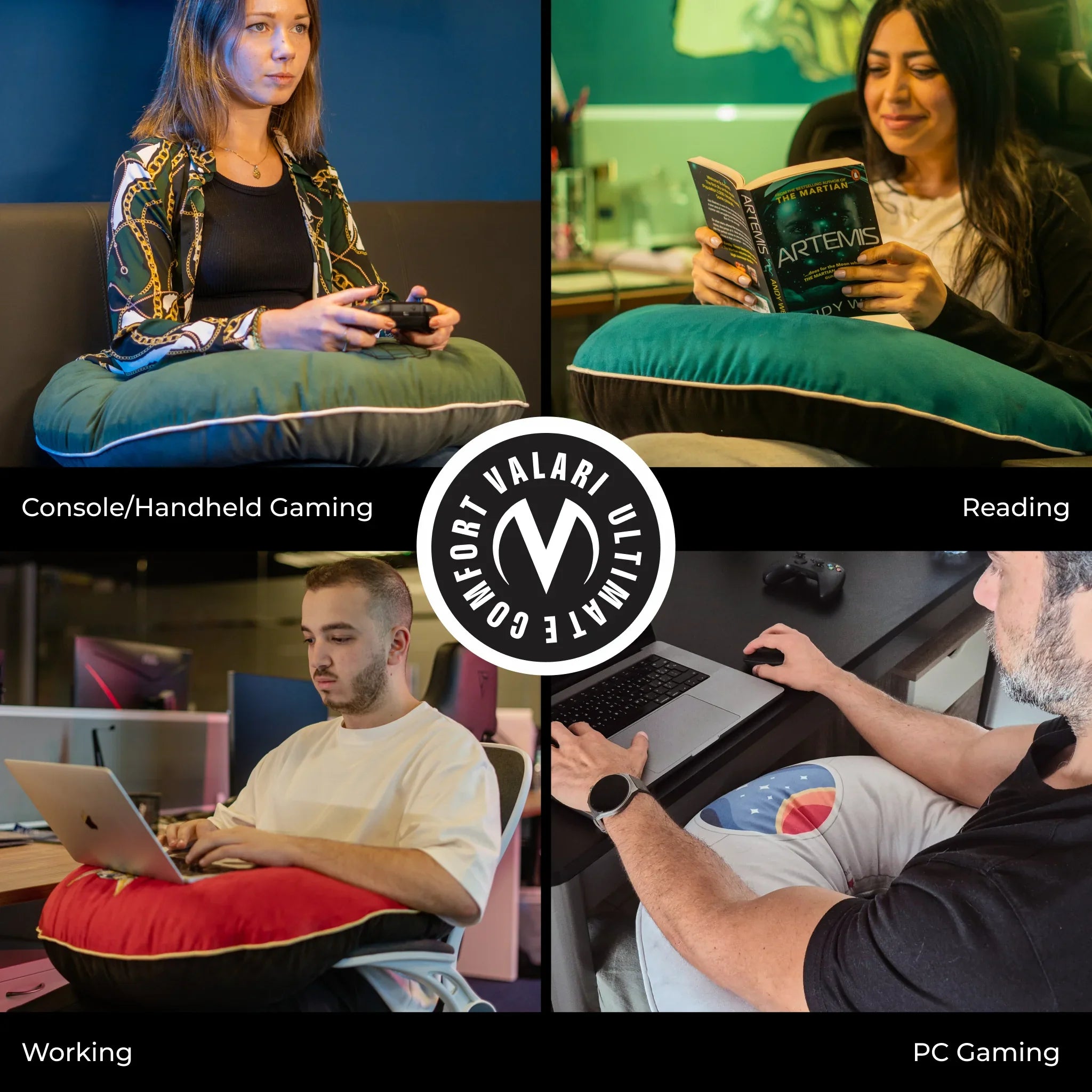 Double Barrel Gaming Pillow