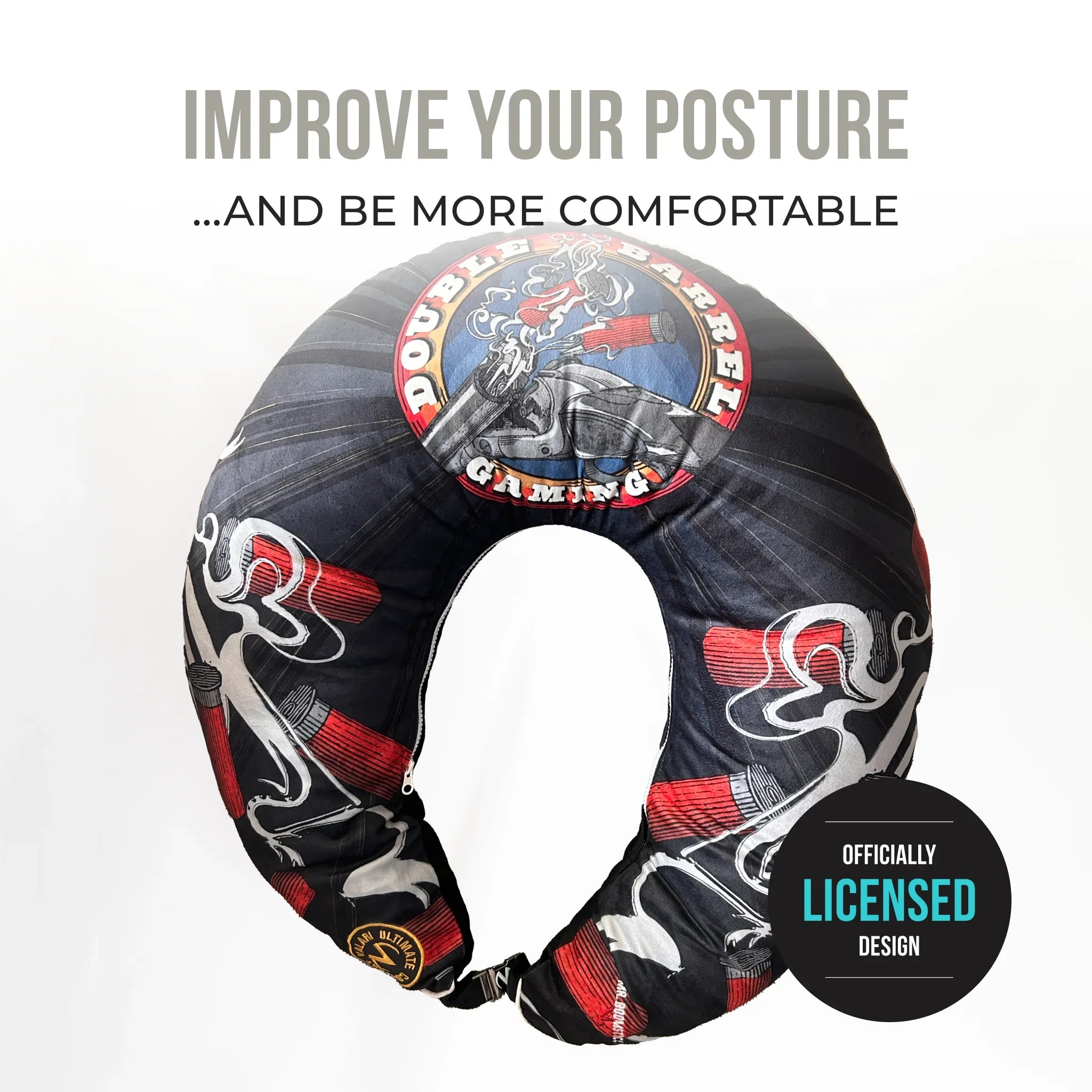 Double Barrel Gaming Pillow