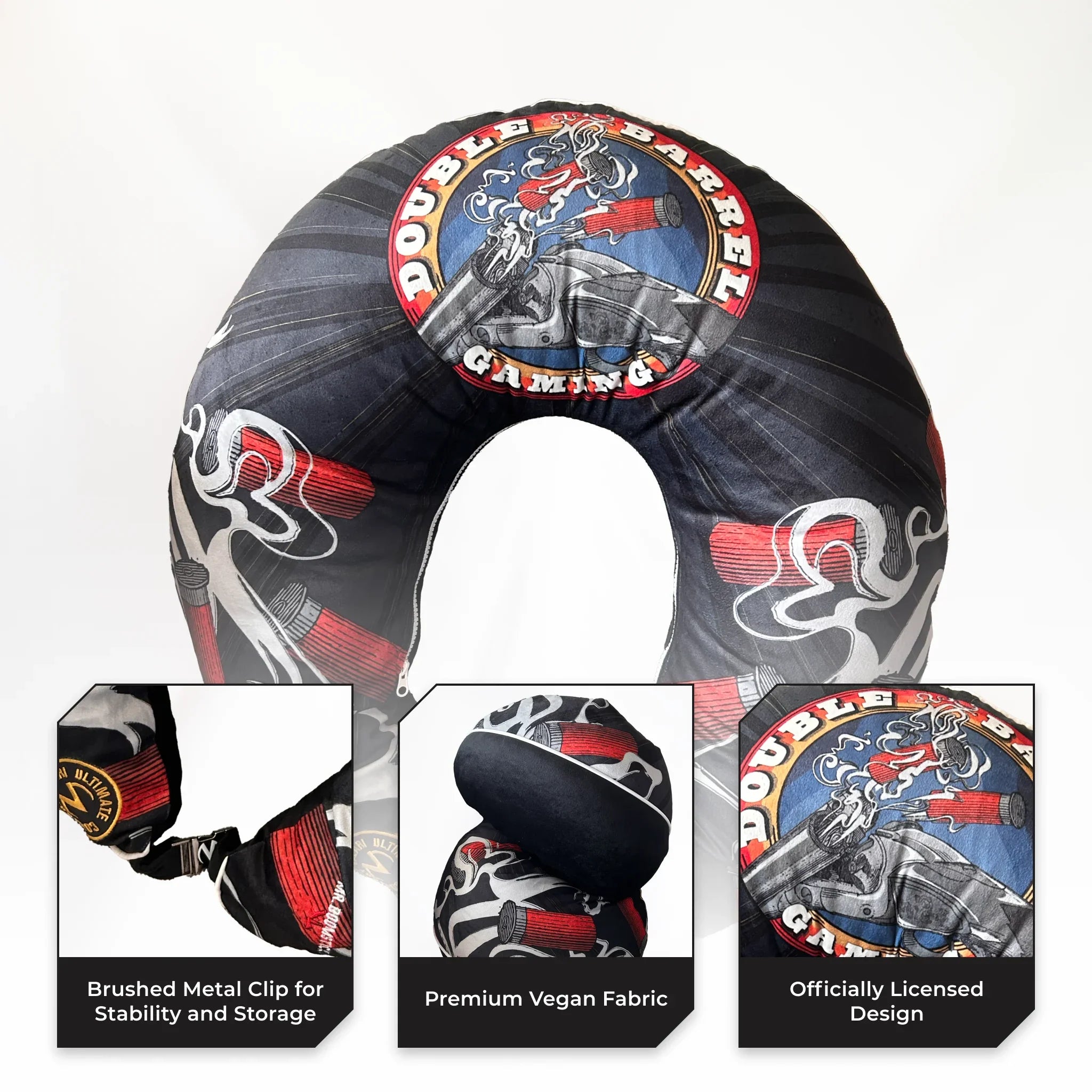 Double Barrel Gaming Pillow