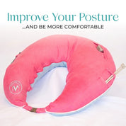 Suede Hot Pink/Blue Maker's Pillow