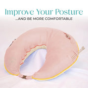 Suede Beige/Pink Maker's Pillow