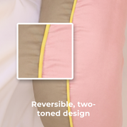 Velvet Peach/Khaki Maker's Pillow