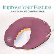 Velvet Purple/Orange Maker's Pillow