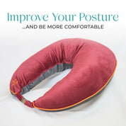 Premium Velvet - Red/Grey
