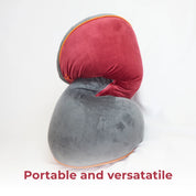 Premium Velvet - Red/Grey