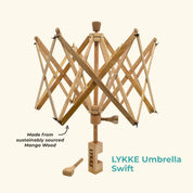 LYKKE Mango Wood Umbrella Swift