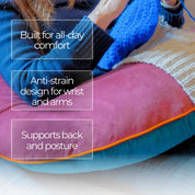 Premium Velvet - Pink/Blue